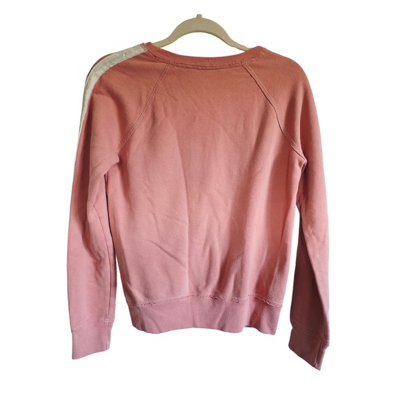Abercrombie & Fitch AF Logo Y2K Sweatshirt Pink Crewneck Long Sleeve Pullover - Picture 4 of 10